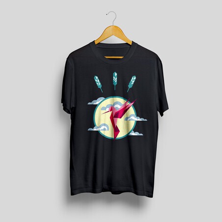 Hummingbird printed t-shirt3